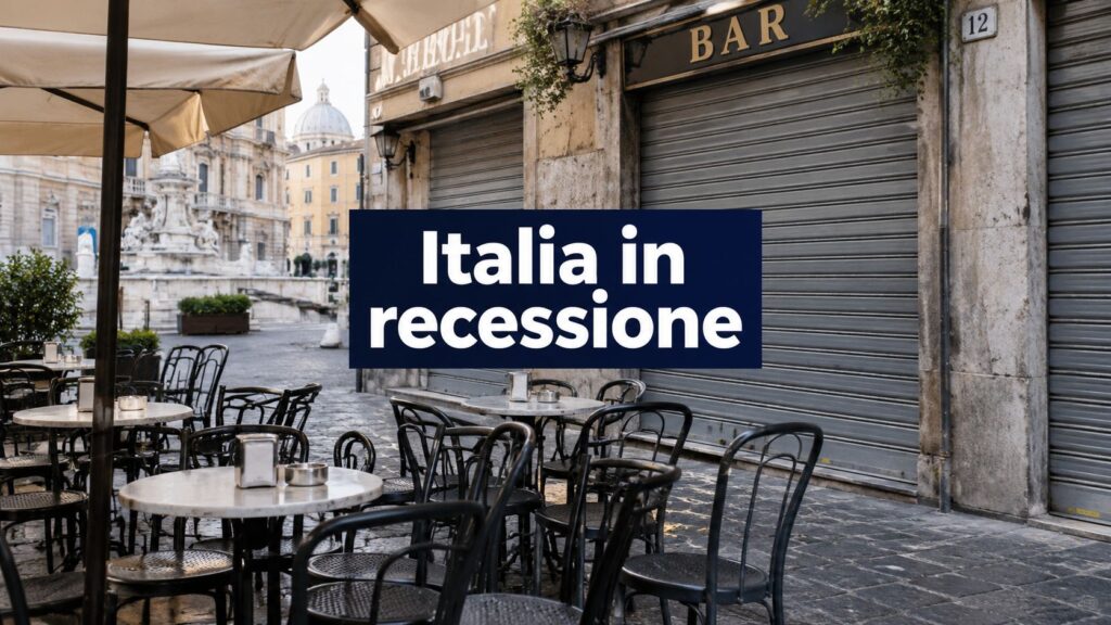 Italia in recessione nel 2026: indicatori reali e impatto sul bilancio familiare